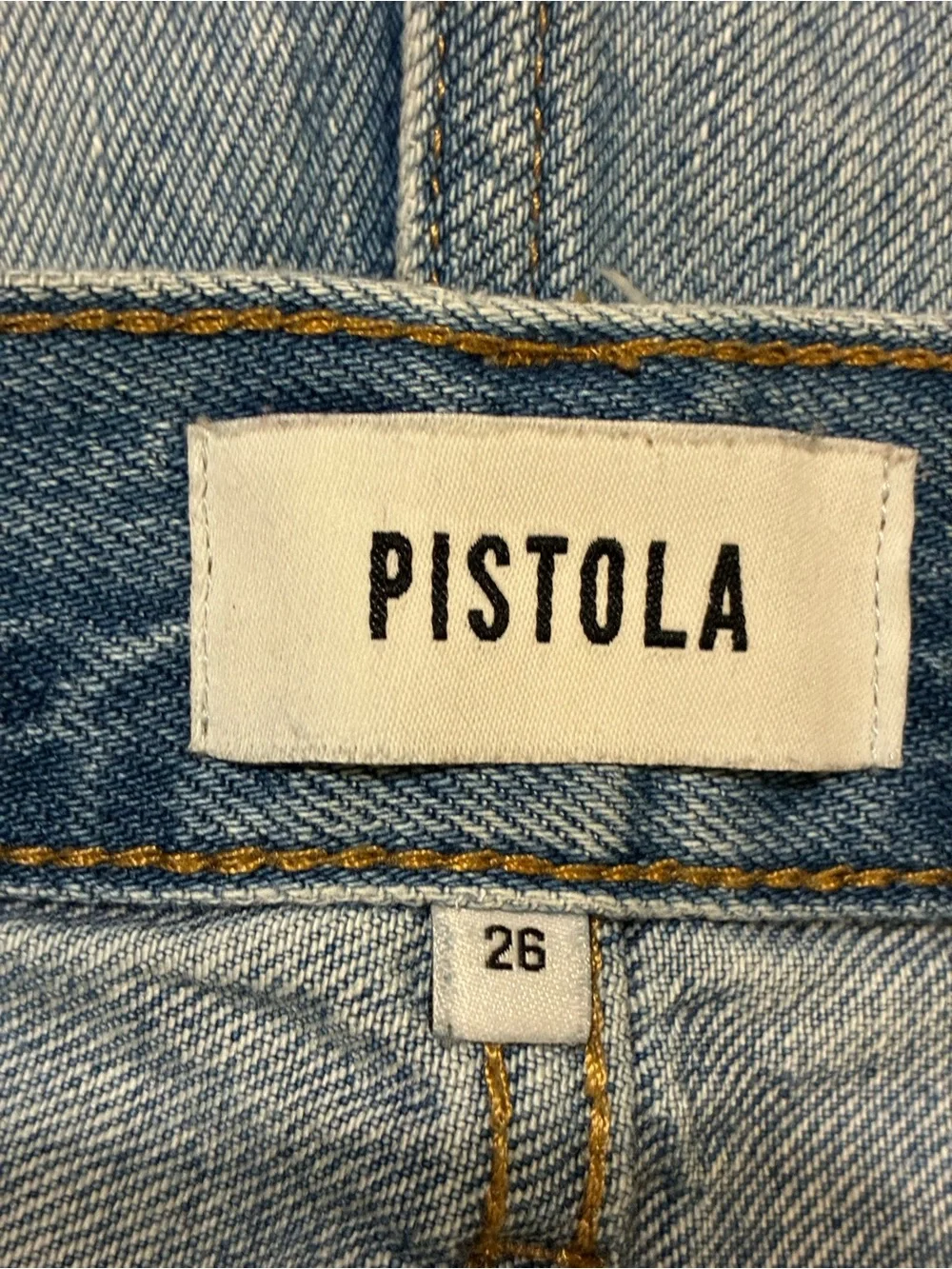 Pistola Distressed Denim Shorts